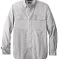 Carhartt Woven Shirts S / Steel Carhartt - Men's Solid Long Sleeve Shirt