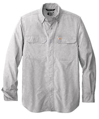 Carhartt Woven Shirts S / Steel Carhartt - Men's Solid Long Sleeve Shirt