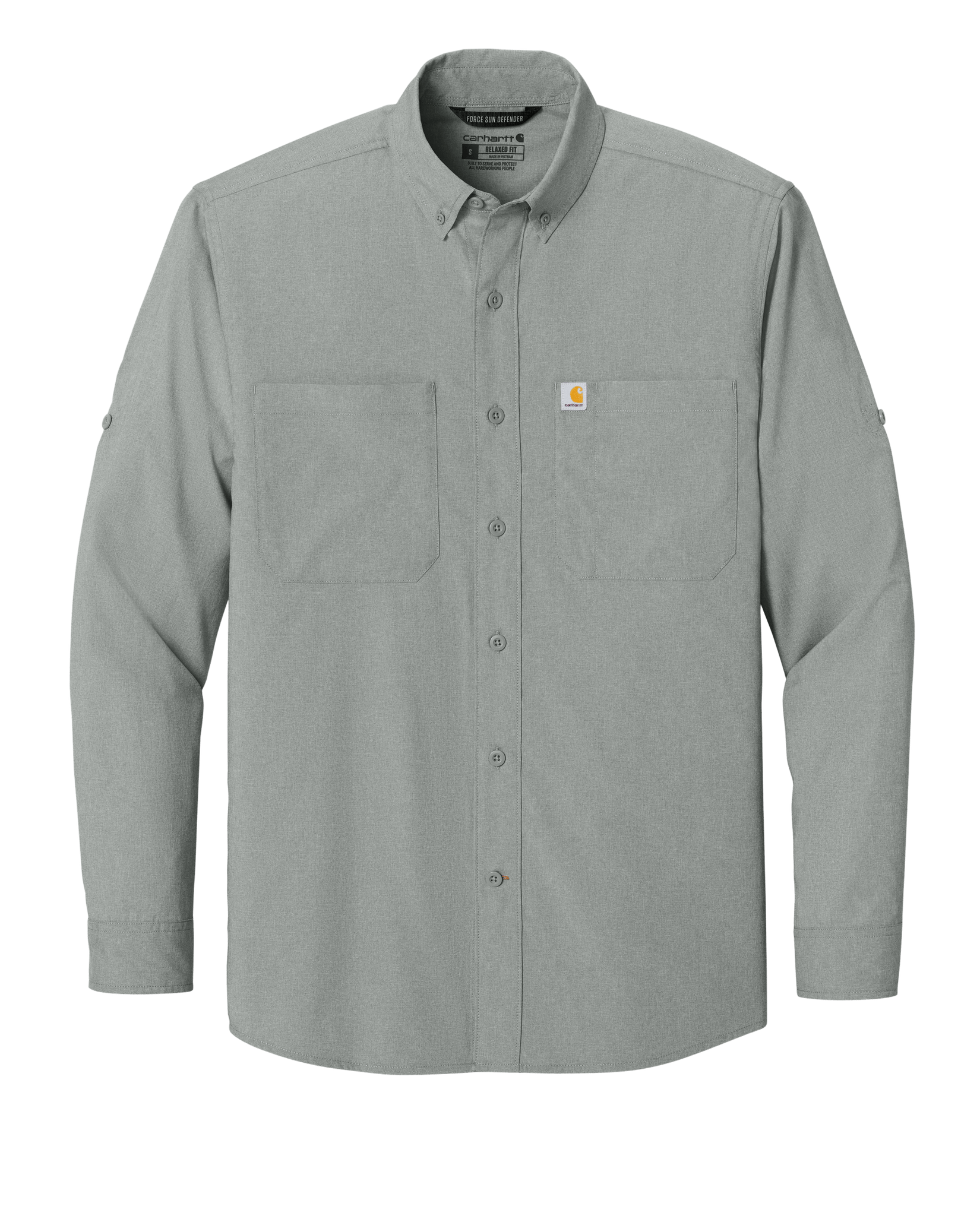 Carhartt Woven Shirts S / Steel Carhartt - Men's Sun Defender™ Long Sleeve Shirt