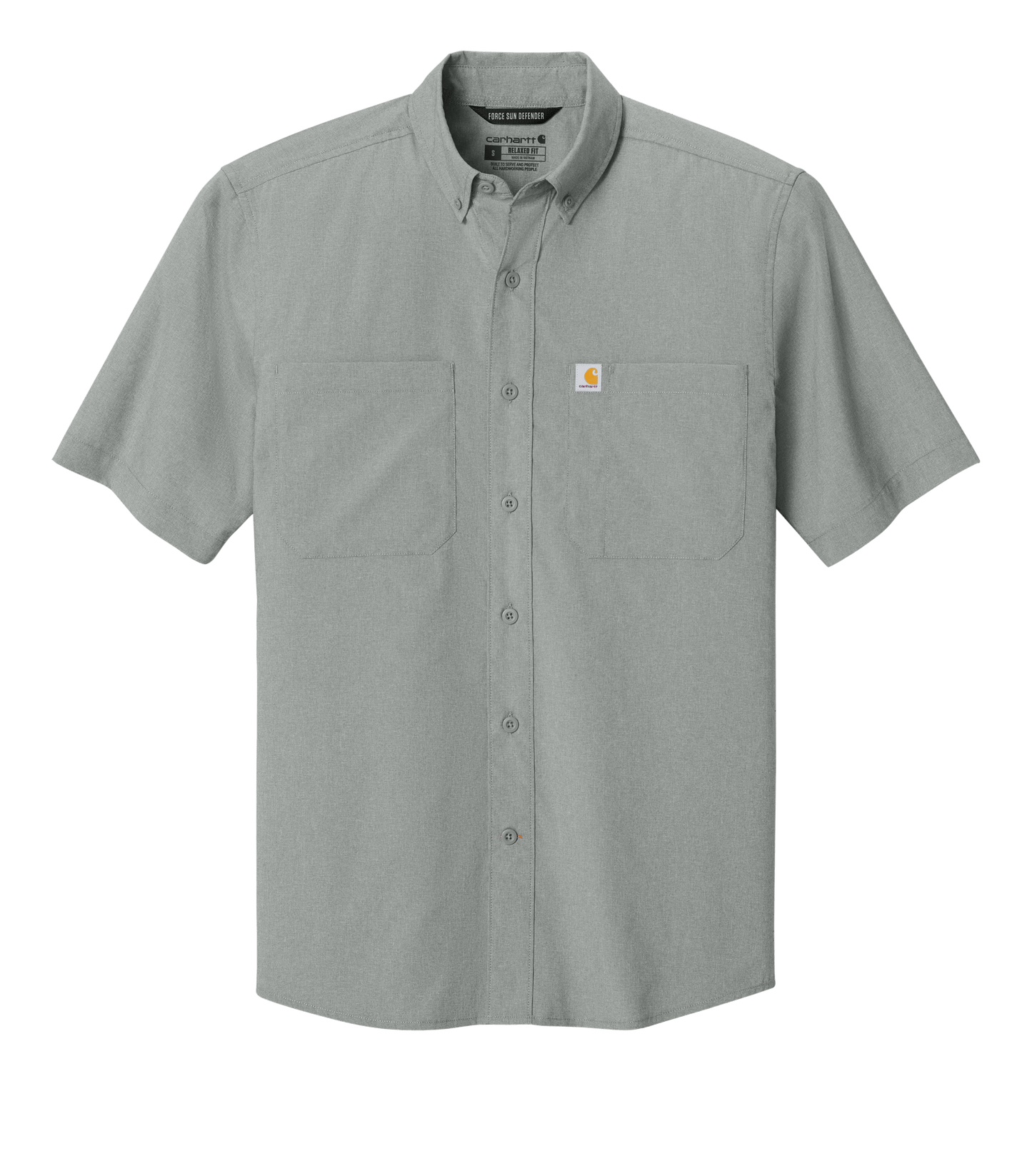 Carhartt Woven Shirts S / Steel Carhartt - Men's Sun Defender™ Short Sleeve Shirt