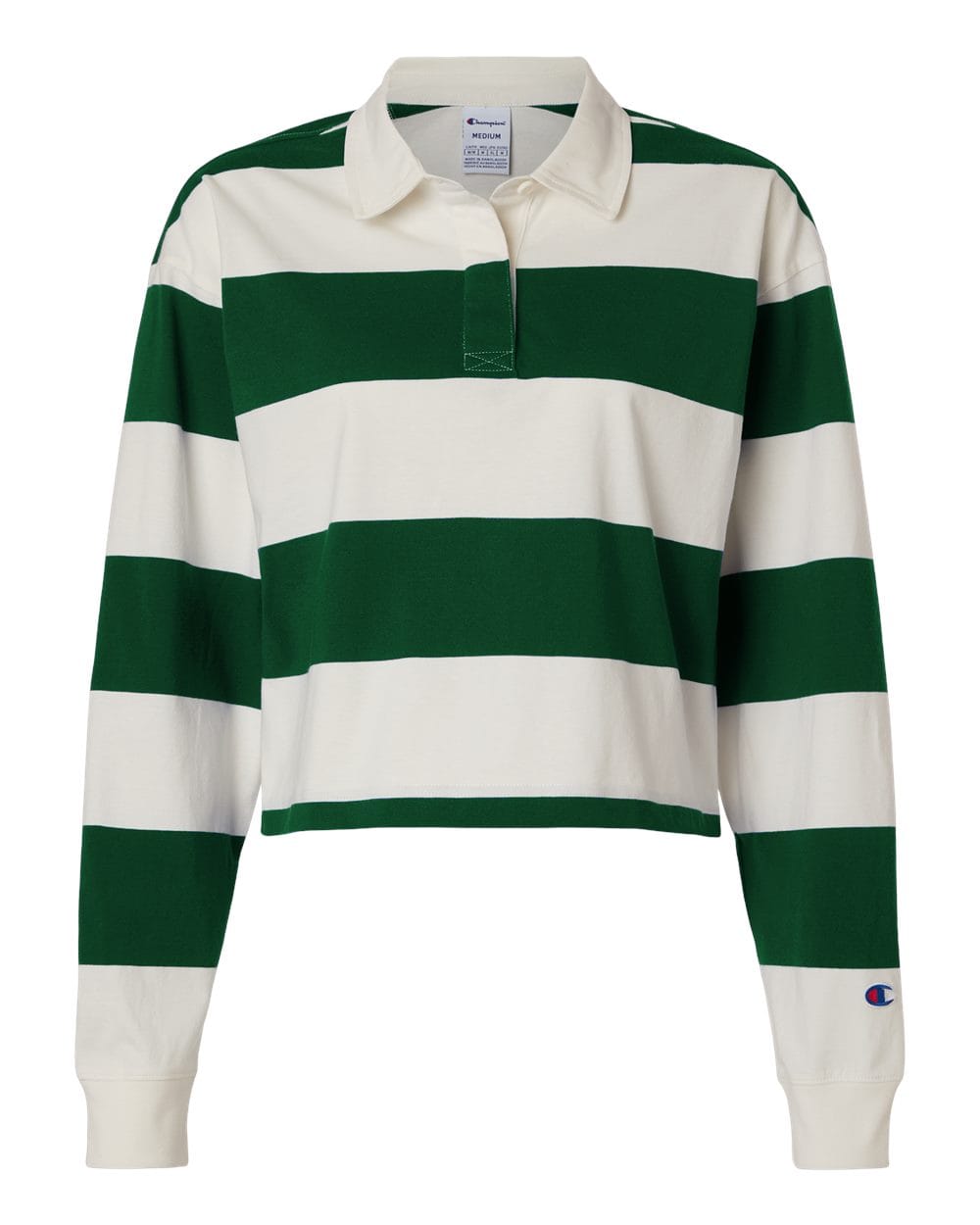 Champion Polos XS / Athletic Dark Green/Cream Champion - Women's Mid-Length Rugby Polo