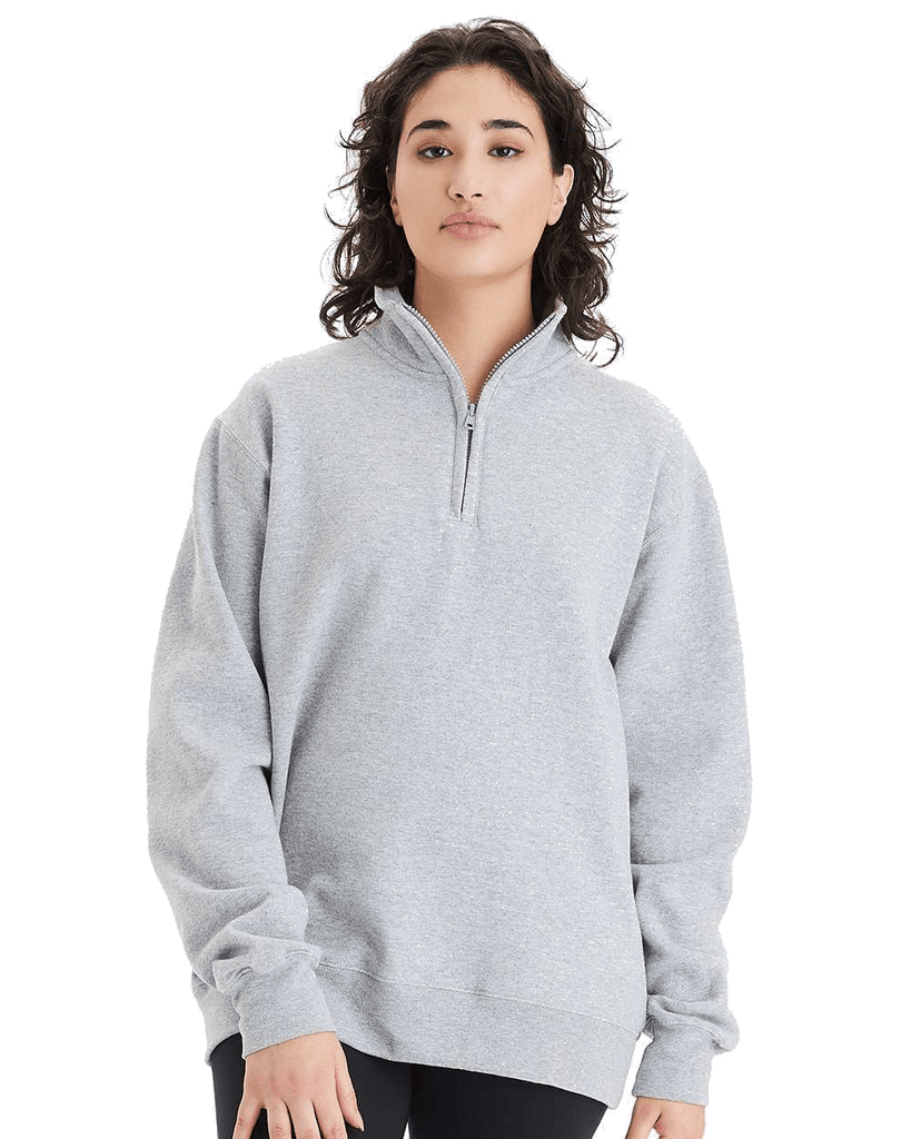 Champion Powerblend Quarter Zip Sweatshirt Threadfellows