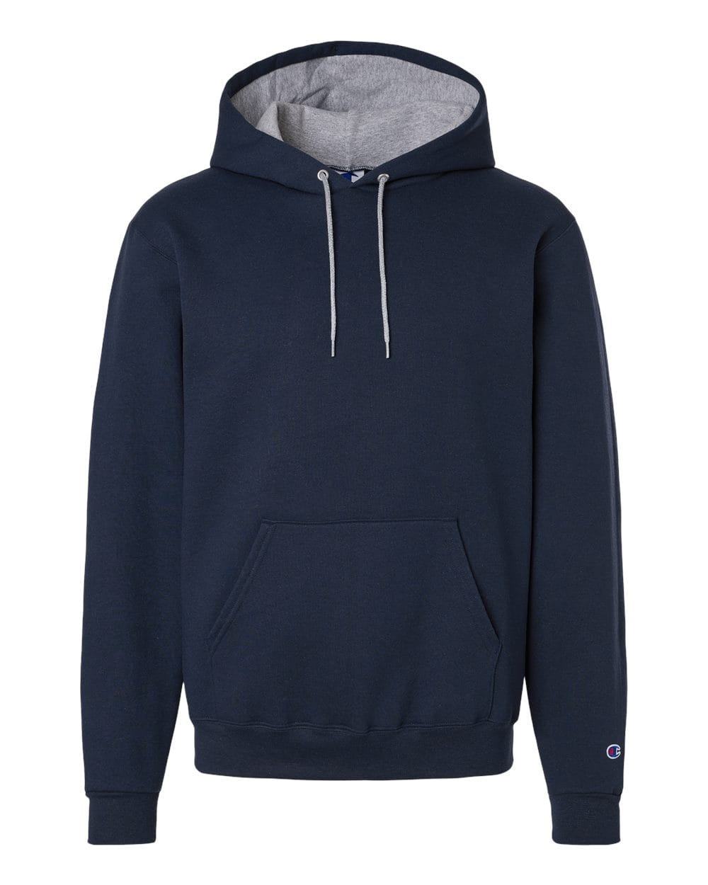 Champion Sweatshirts S / Navy/Light Steel Champion - Powerblend® Contrast Color Hooded Sweatshirt
