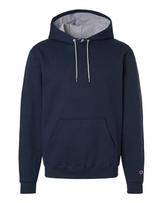 Champion Sweatshirts S / Navy/Light Steel Champion - Powerblend® Contrast Color Hooded Sweatshirt