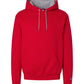 Champion Sweatshirts S / Scarlet/Light Steel Champion - Powerblend® Contrast Color Hooded Sweatshirt