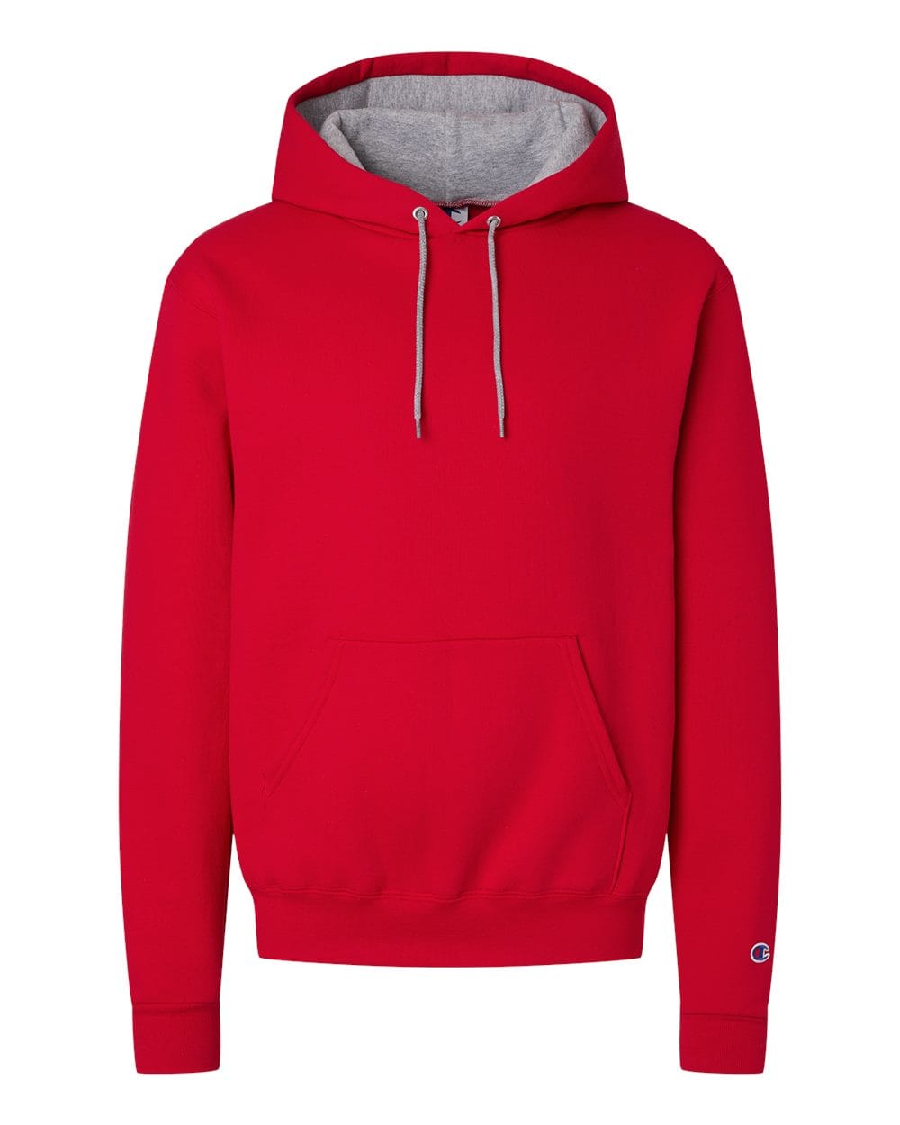 Champion Sweatshirts S / Scarlet/Light Steel Champion - Powerblend® Contrast Color Hooded Sweatshirt