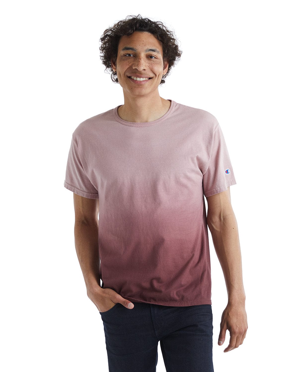 Champion T-shirts S / Maroon Ombre Champion - Classic Jersey Dip Dye T-Shirt