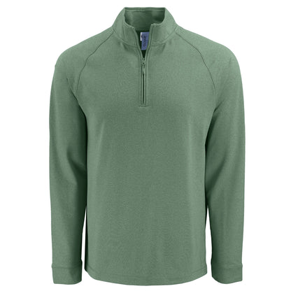 Clique by Cutter & Buck Layering S / Bottle Green Heather Clique by Cutter & Buck - Men's Dash Recycled 1/4-Zip