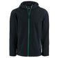 Clique by Cutter & Buck Outerwear S / Black/Bottle Green Clique by Cutter & Buck - Men's Tempo Recycled Softshell Hooded Jacket