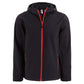 Clique by Cutter & Buck Outerwear S / Black/Red Clique by Cutter & Buck - Men's Tempo Recycled Softshell Hooded Jacket