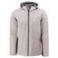Clique by Cutter & Buck Outerwear S / Silver Grey/Pure Slate Clique by Cutter & Buck - Men's Tempo Recycled Softshell Hooded Jacket