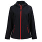 Clique by Cutter & Buck Outerwear XS / Black/Red Clique by Cutter & Buck - Women's Tempo Recycled Softshell Hooded Jacket