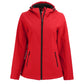 Clique by Cutter & Buck Outerwear XS / Red/Black Clique by Cutter & Buck - Women's Tempo Recycled Softshell Hooded Jacket