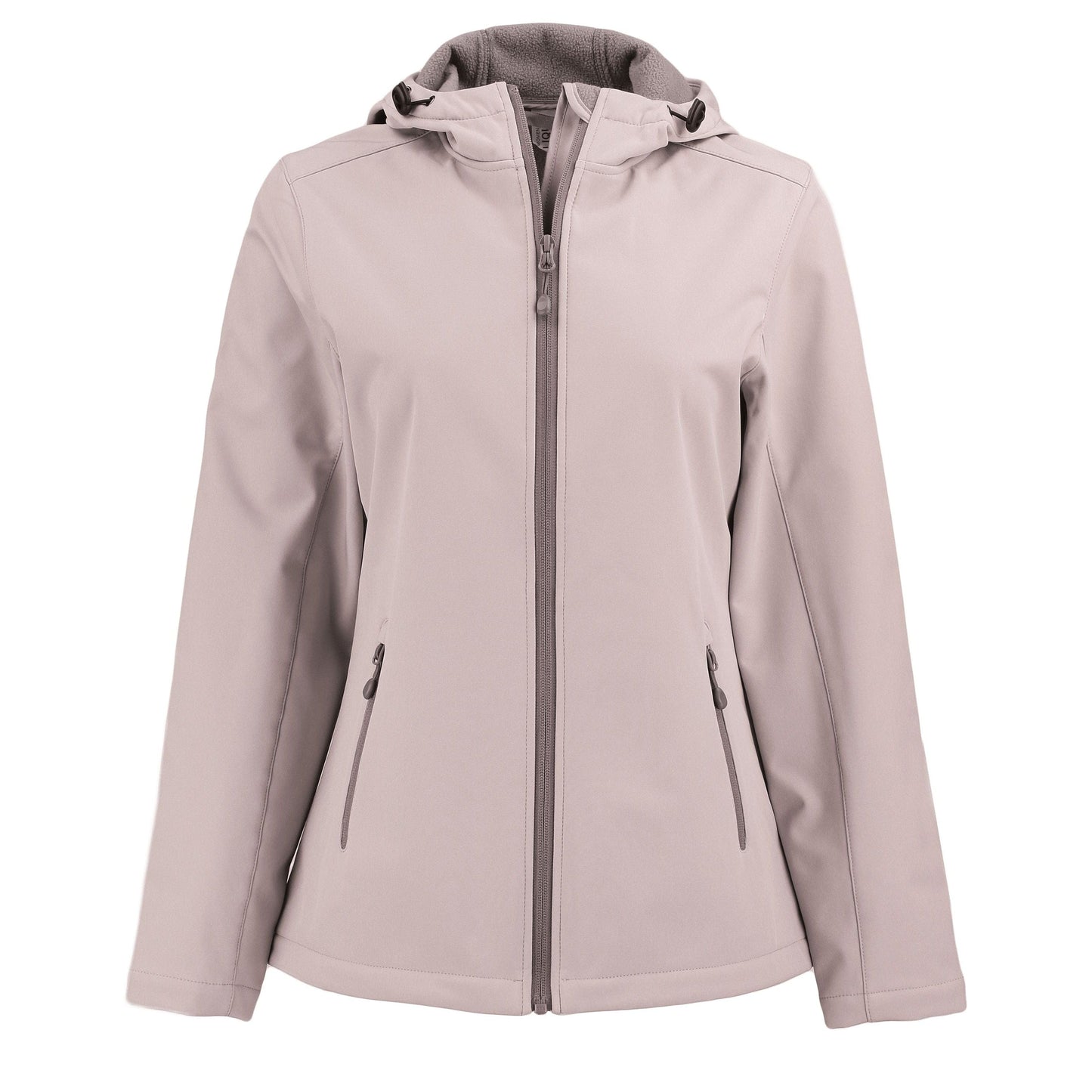 Clique by Cutter & Buck Outerwear XS / Silver Grey/Pure Slate Clique by Cutter & Buck - Women's Tempo Recycled Softshell Hooded Jacket