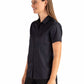 Clique by Cutter & Buck Woven Shirts Clique by Cutter & Buck - Women's Hustle Recycled Short Sleeve Button Down