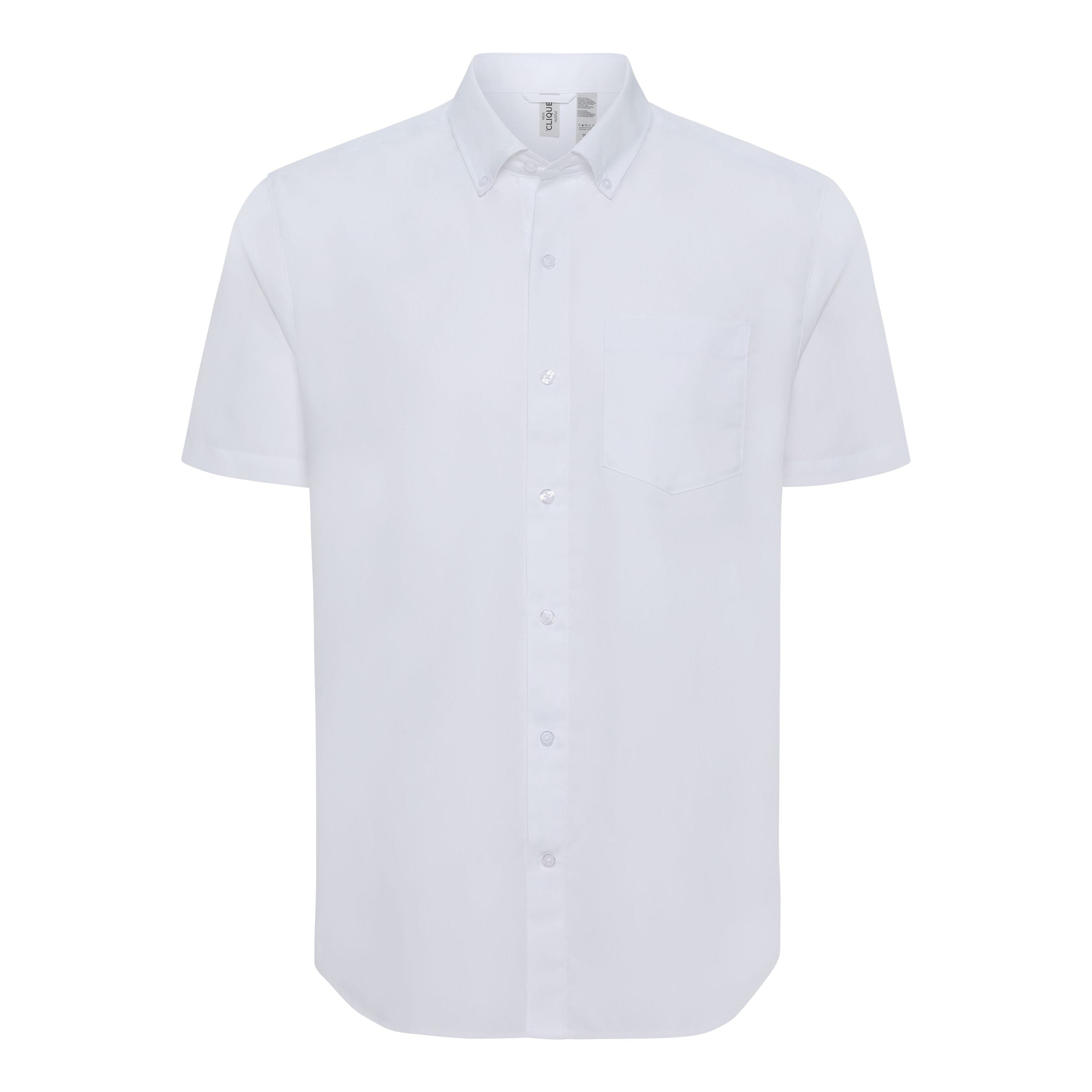 Clique by Cutter & Buck - Men's Hustle Recycled Short Sleeve Button Down