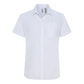 Clique by Cutter & Buck Woven Shirts XS / White Clique by Cutter & Buck - Women's Hustle Recycled Short Sleeve Button Down