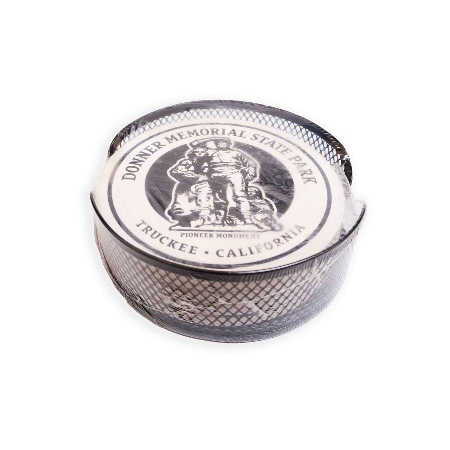 CoasterStone Accessories One Size / Black CoasterStone - Mesh Holder Gift Set w/4 Round Coasters
