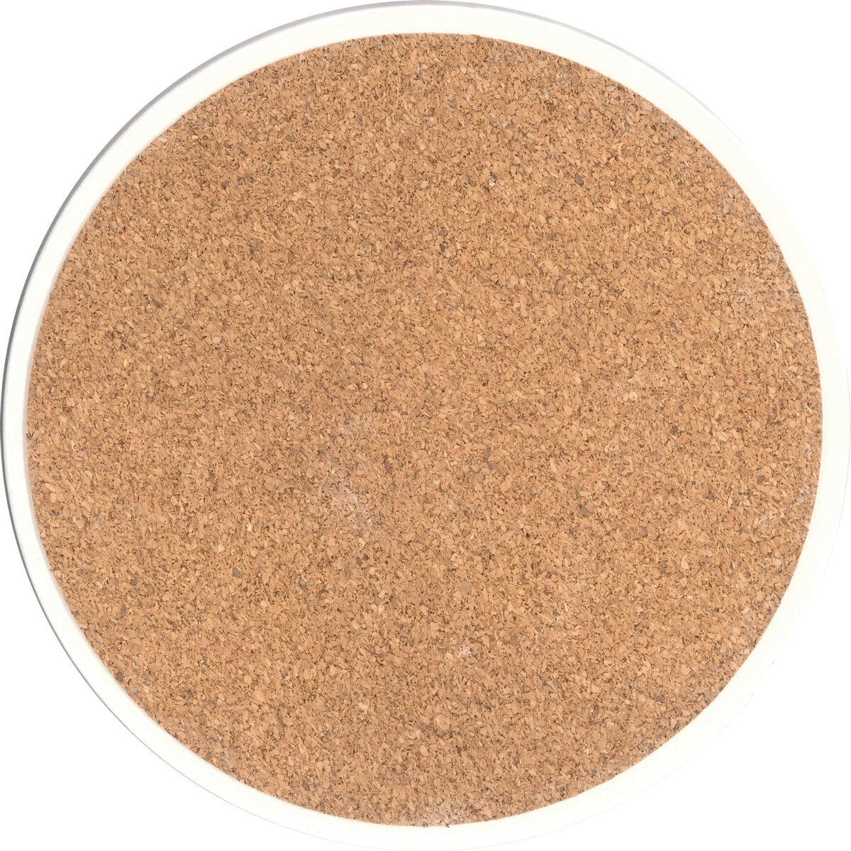 CoasterStone Accessories One Size / White/Beige Stone CoasterStone - 4" Tumbled Round Absorbent Stone Coasters in Bulk