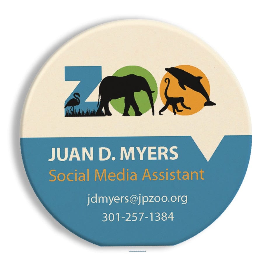 CoasterStone Accessories One Size / White/Beige Stone CoasterStone - Absorbent Single Stone Round Coaster in Bulk