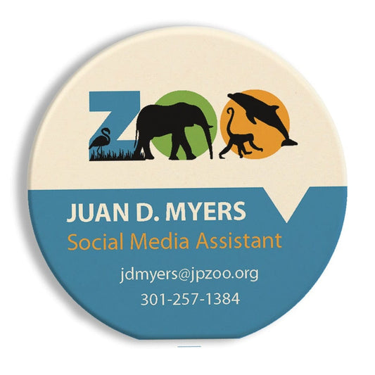 CoasterStone Accessories One Size / White/Beige Stone CoasterStone - Absorbent Single Stone Round Coaster in Bulk