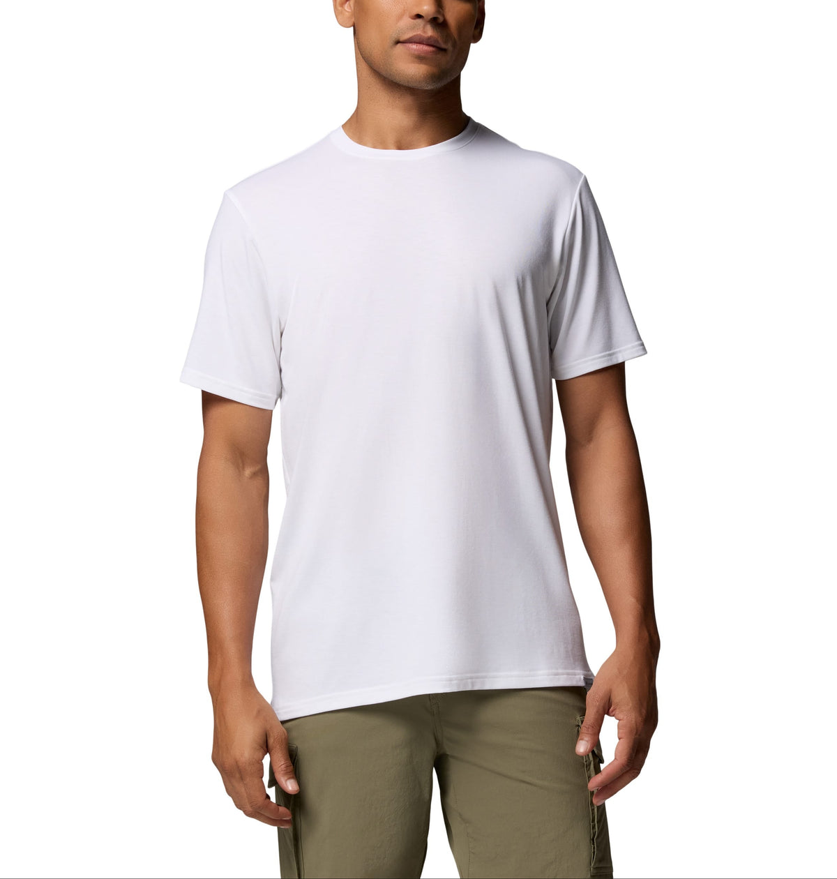 Columbia Bottoms XS / White Heather Columbia - Men's CSC Soft Stretch Short Sleeve T-Shirt