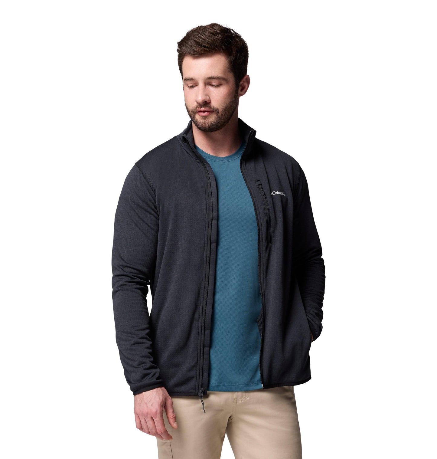 Columbia Fleece Columbia - Men's Essential Hike™ Grid Fleece Full-Zip
