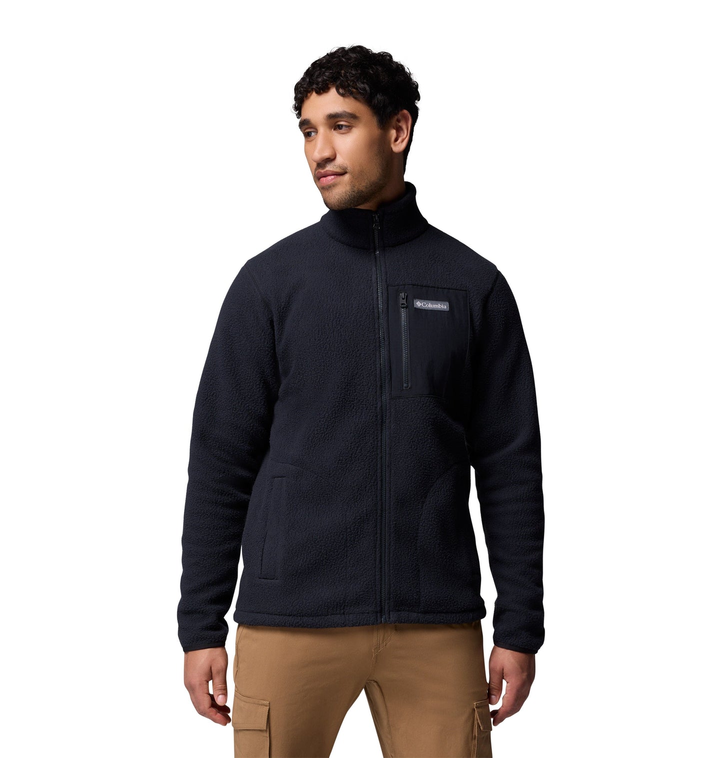 Columbia Fleece S / Black Columbia - Men's Jasper Ridge™ Pebbled Full Zip Fleece