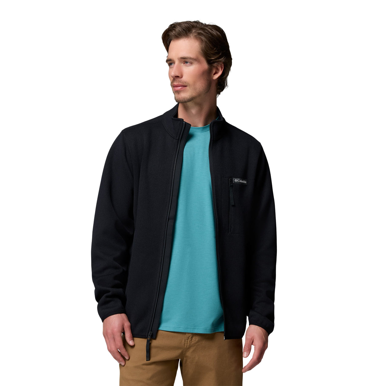 Columbia Fleece S / Black Columbia - Men's Sweater Weather Full-Zip Jacket