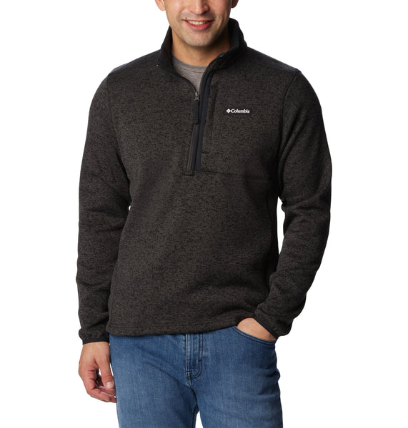 Columbia Fleece S / Black Heather Columbia - Men's Sweater Weather™ Half-Zip Pullover