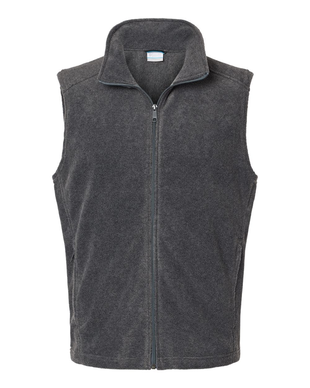 Columbia Fleece S / Charcoal Heather Columbia - Men's Steens Mountain™ Fleece Vest (Back Logo)