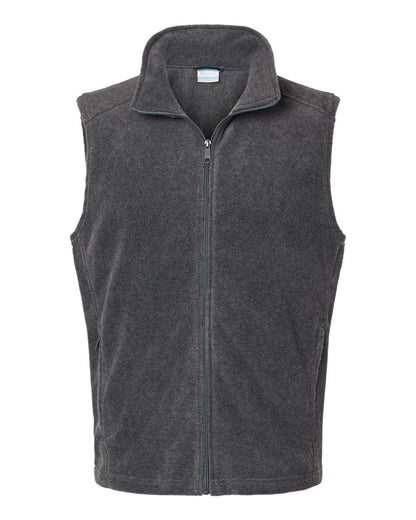 Columbia Fleece S / Charcoal Heather Columbia - Men's Steens Mountain™ Fleece Vest (Back Logo)