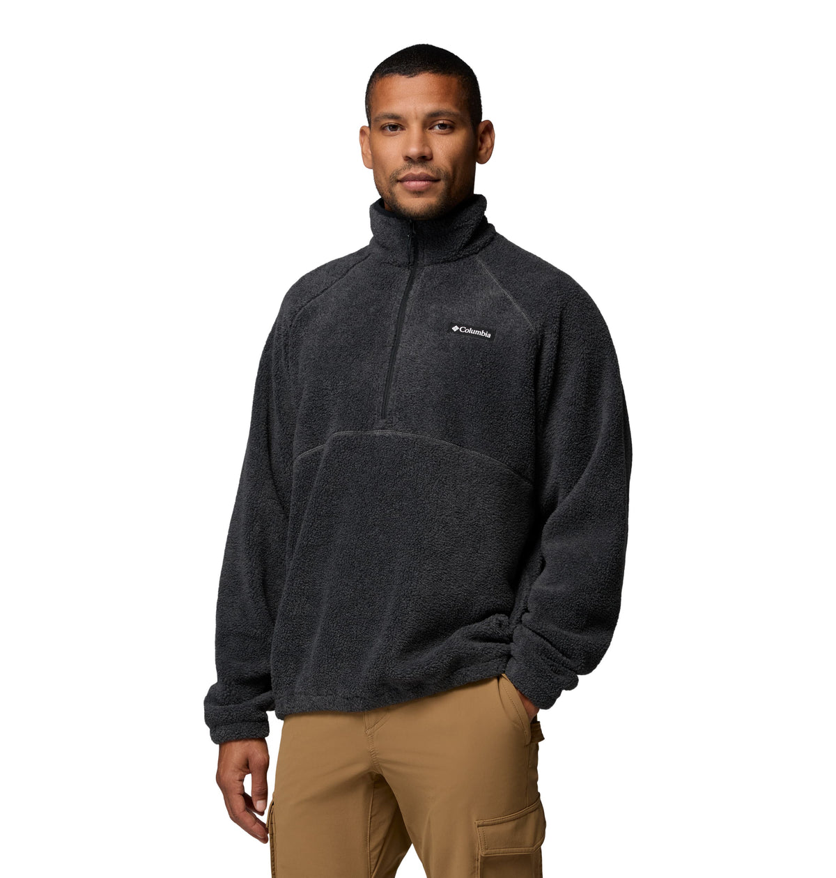 Columbia Fleece S / Charcoal Heather Columbia - Men's Timber Meadow MTR Fleece Half-Zip