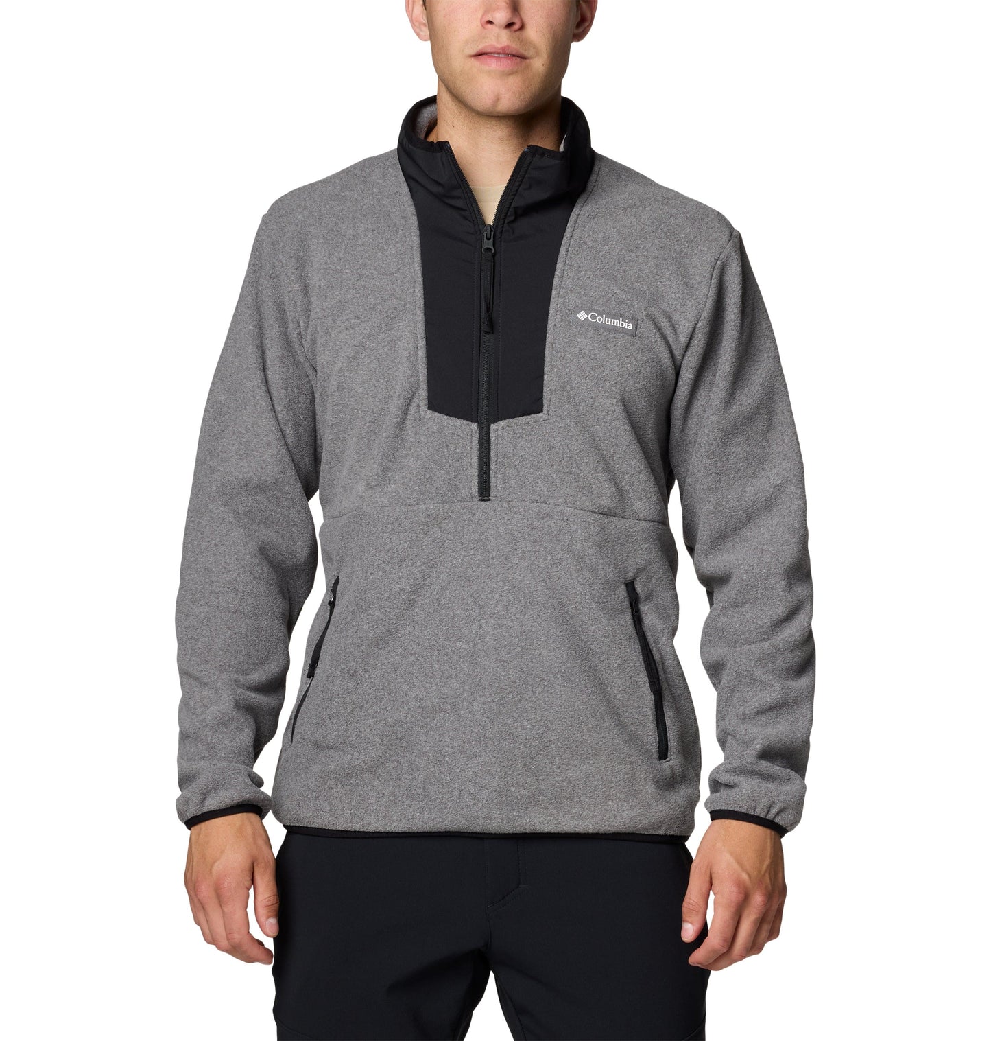 Columbia Fleece S / City Grey Heather/Black Columbia - Men's Sequoia Grove™ 1/2-Zip Fleece