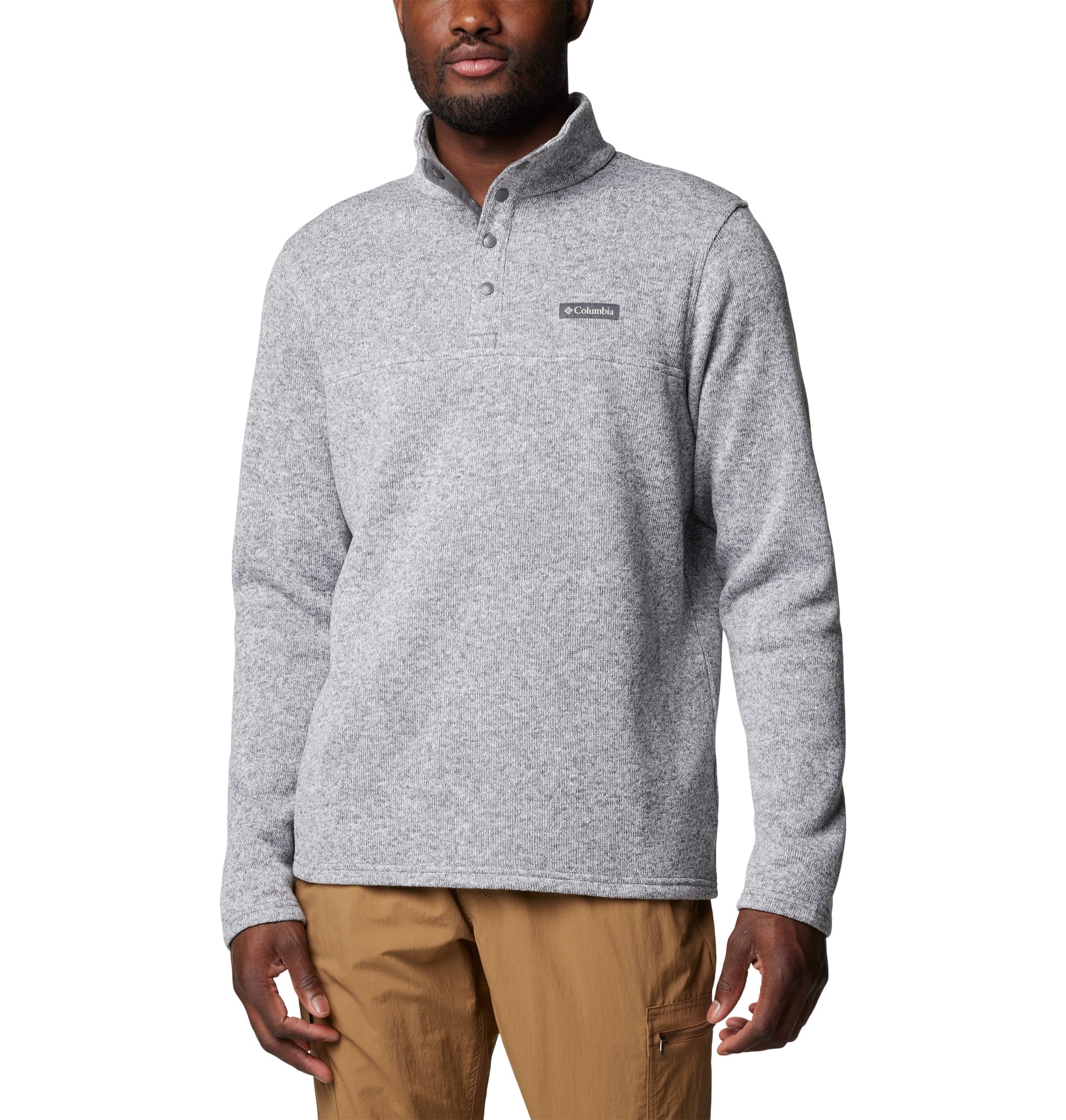 Columbia Fleece S / City Grey Heather Columbia - Men's Alto Pass™ Fleece Half Snap Pullover