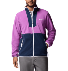 Columbia Fleece S / Razzle/Collegiate Navy Columbia - Men's Sequoia Grove™ Full Zip Fleece