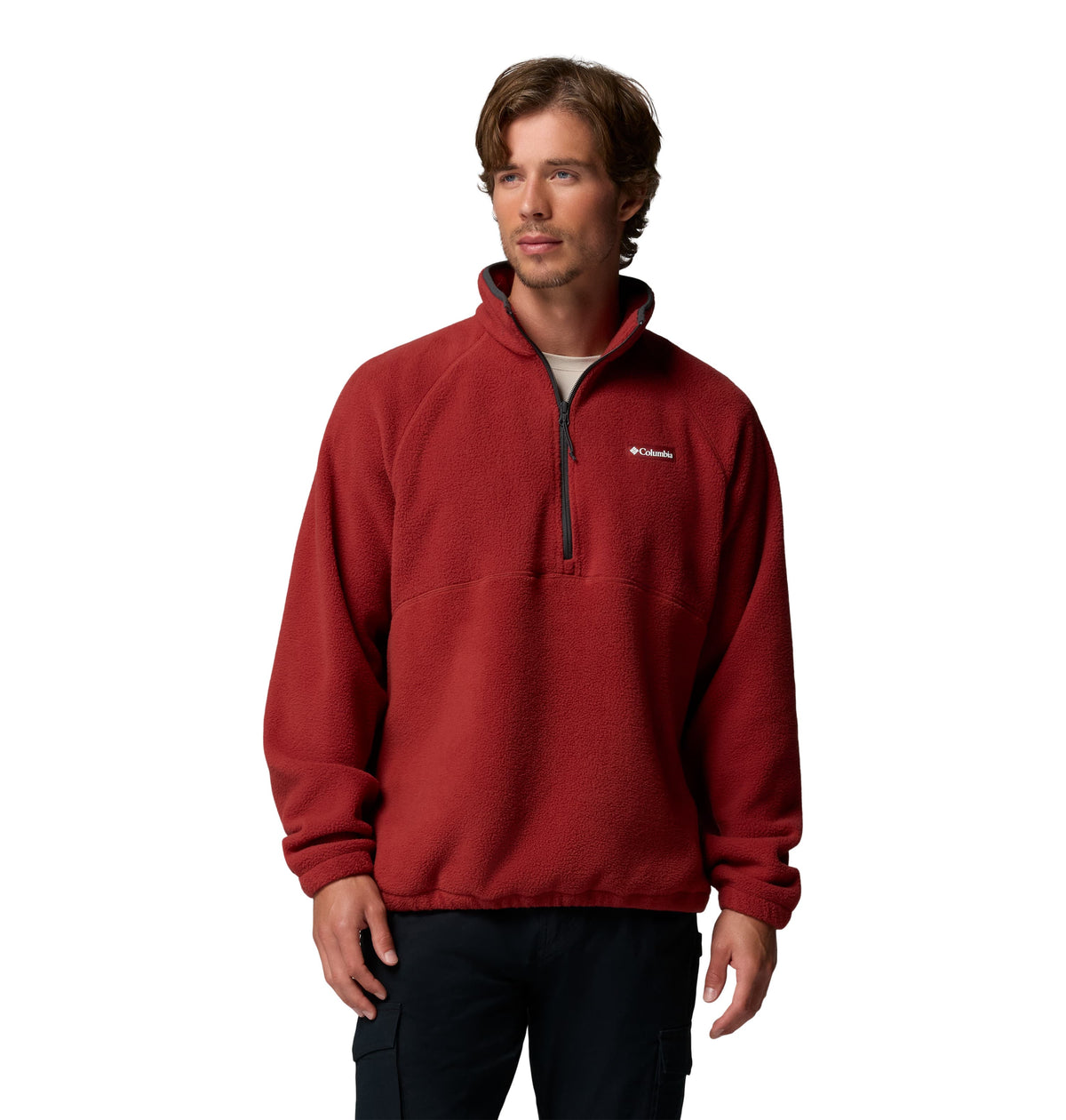 Columbia Fleece S / Red Oxide Columbia - Men's Timber Meadow MTR Fleece Half-Zip