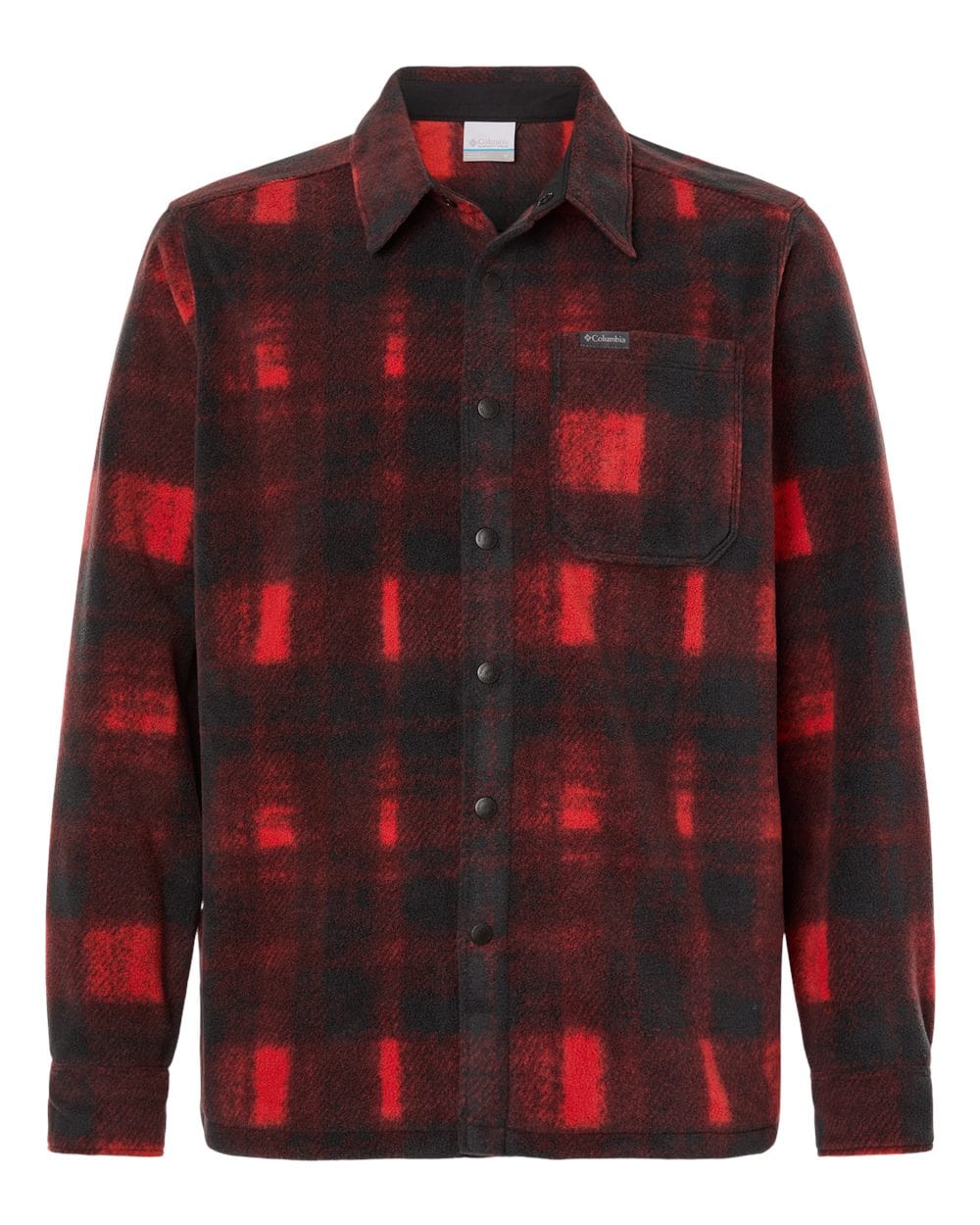 Columbia Fleece S / Sail Red Omblur Columbia - Men's Steens Mountain™ Printed Shirt Jacket II