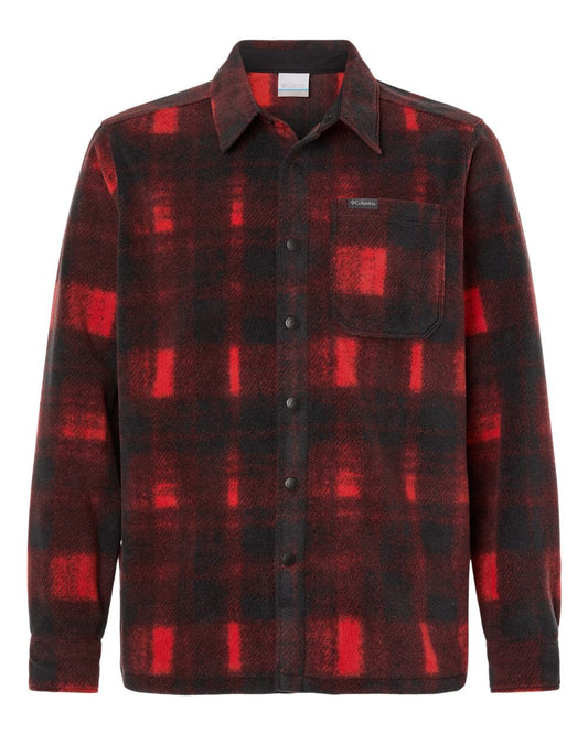 Columbia Fleece S / Sail Red Omblur Columbia - Men's Steens Mountain™ Printed Shirt Jacket II
