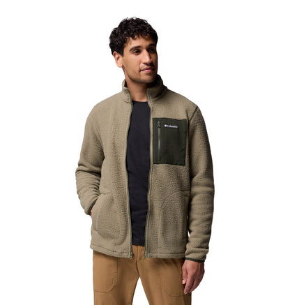 Columbia Fleece S / Stone Green/Greenscape Columbia - Men's Jasper Ridge™ Pebbled Full Zip Fleece