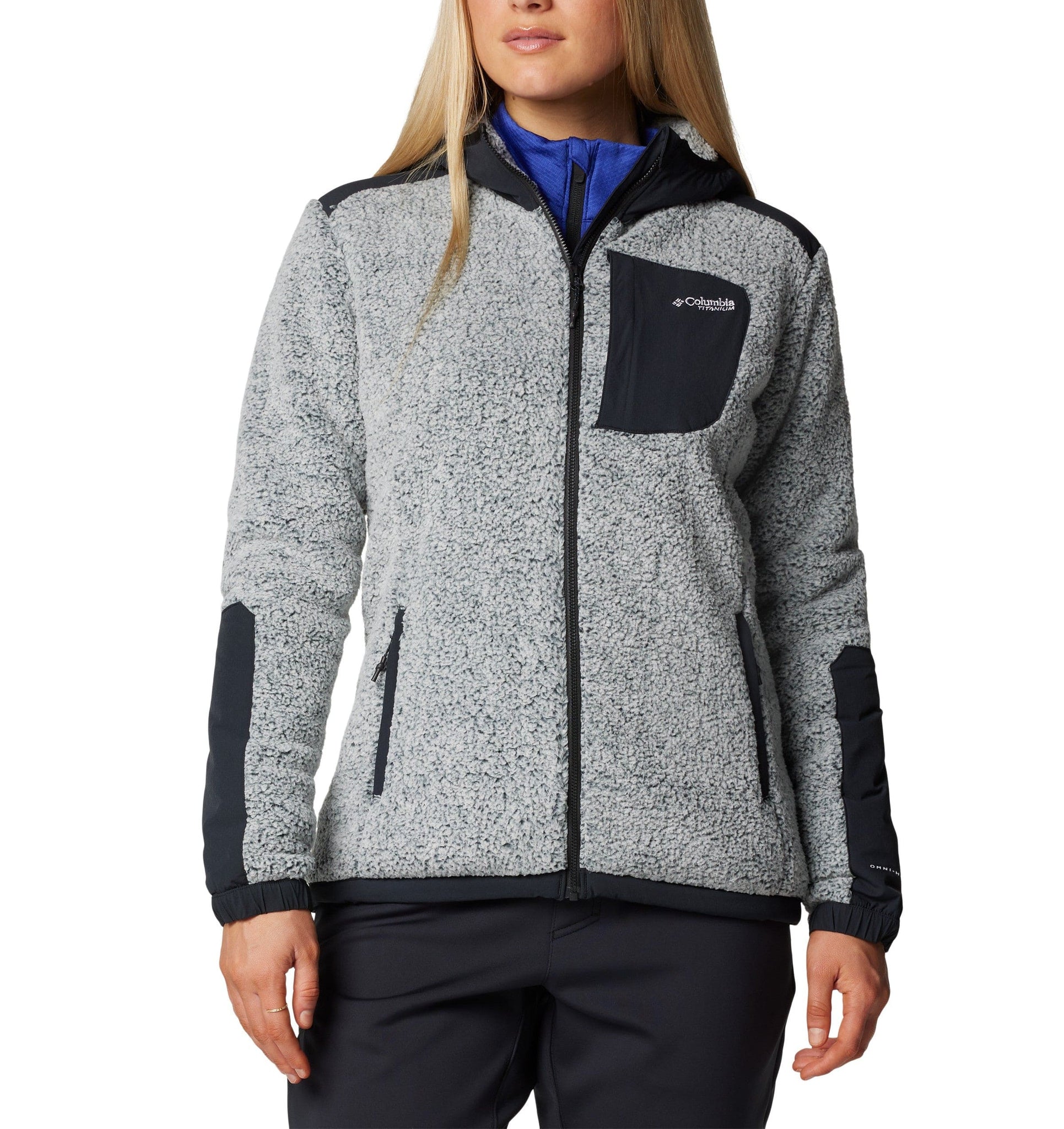 Columbia Fleece S / White/Black Columbia - Women's Arctic Crest™ Sherpa Full Zip Fleece Jacket