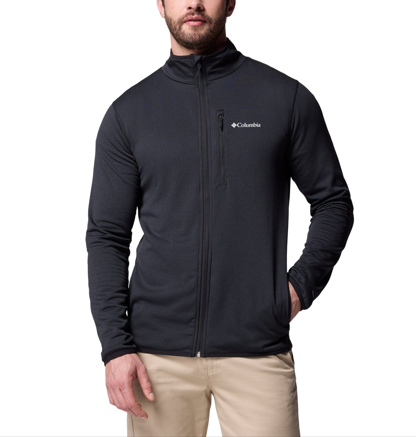 Columbia Fleece XS / Black Columbia - Men's Essential Hike™ Grid Fleece Full-Zip