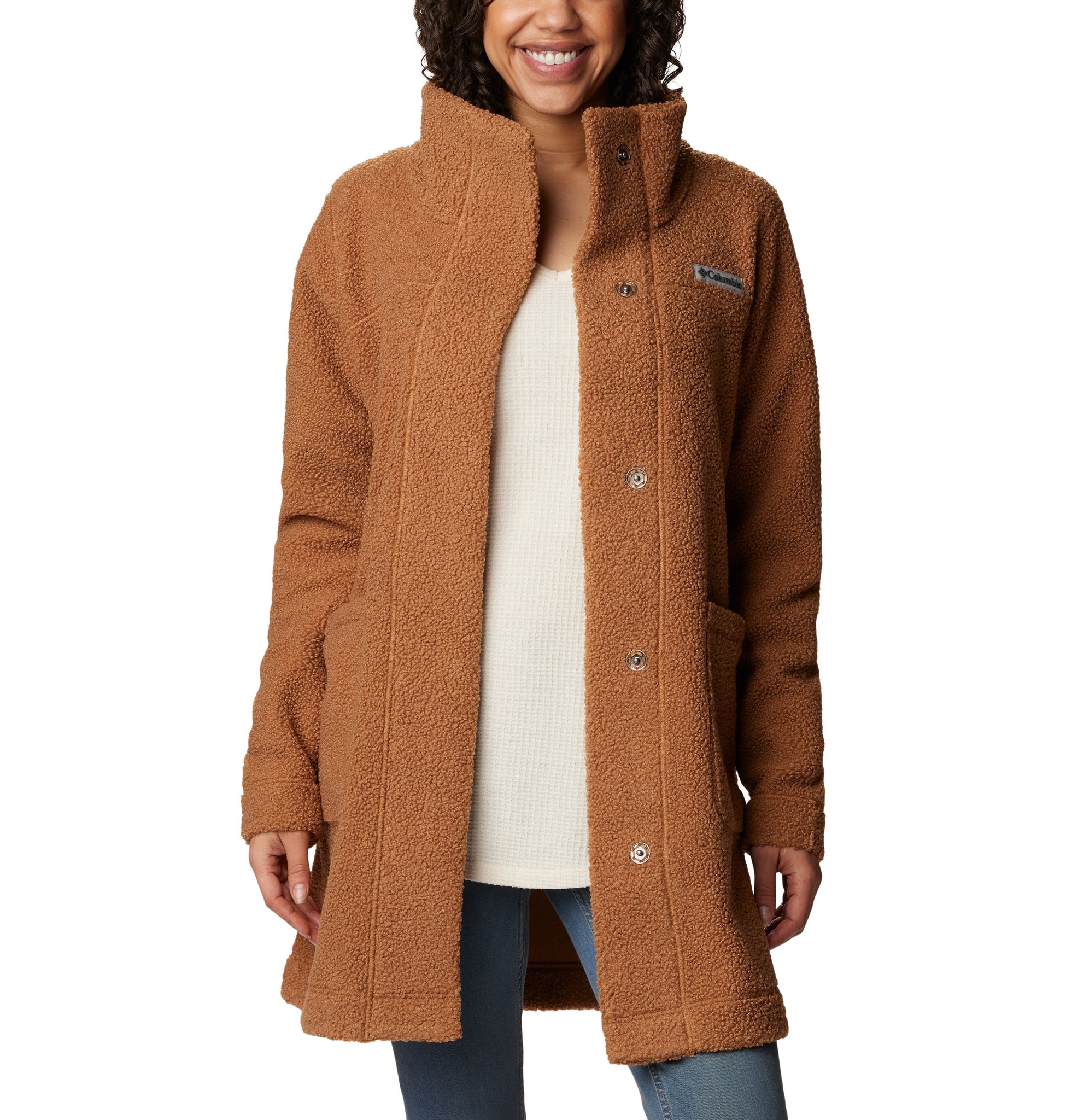 Columbia Fleece XS / Camel Brown Columbia - Women's Panorama™ Long Jacket
