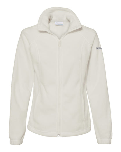 Columbia Fleece XS / Chalk Columbia - Women's Benton Springs™ Full-Zip Fleece Jacket (Sleeve Logo)