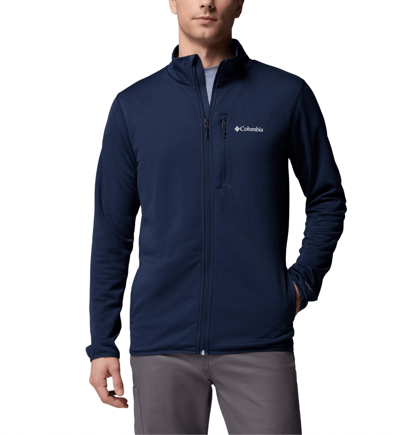 Columbia Fleece XS / Collegiate Navy Columbia - Men's Essential Hike™ Grid Fleece Full-Zip