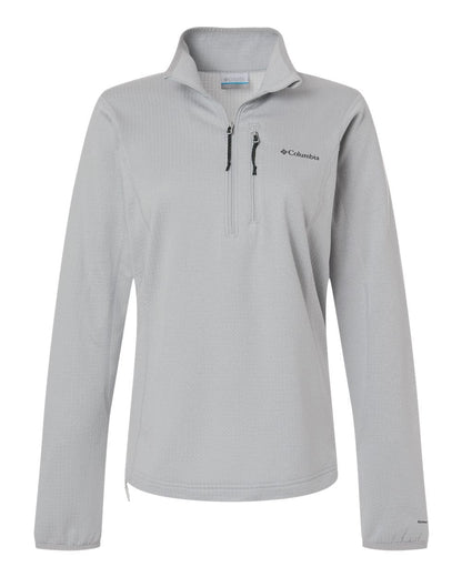 Columbia Fleece XS / Columbia Grey/Columbia Grey Columbia - Women's Essential Hike™ Grid Fleece Half-Zip Pullover