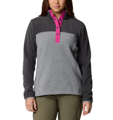 Columbia Fleece XS / Light Grey Heather/Shark Columbia - Women's Benton Springs™ Half Snap Pullover II