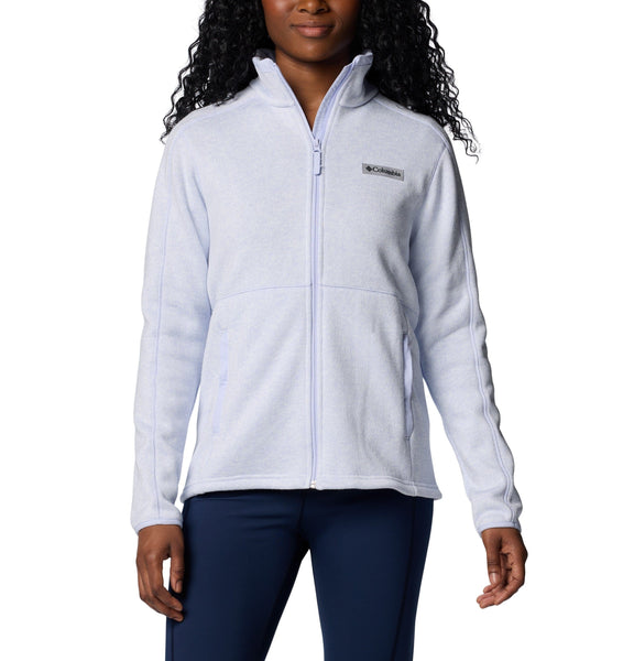 Columbia Fleece XS / Snowdrift/Blue Hint Heather Columbia - Women's Sweater Weather™ II Full-Zip Jacket