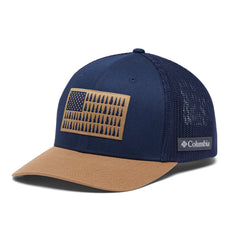 Columbia Headwear S/M / Collegiate Navy/Delta Columbia - Mesh™ Tree Flag Ball Cap - High Crown