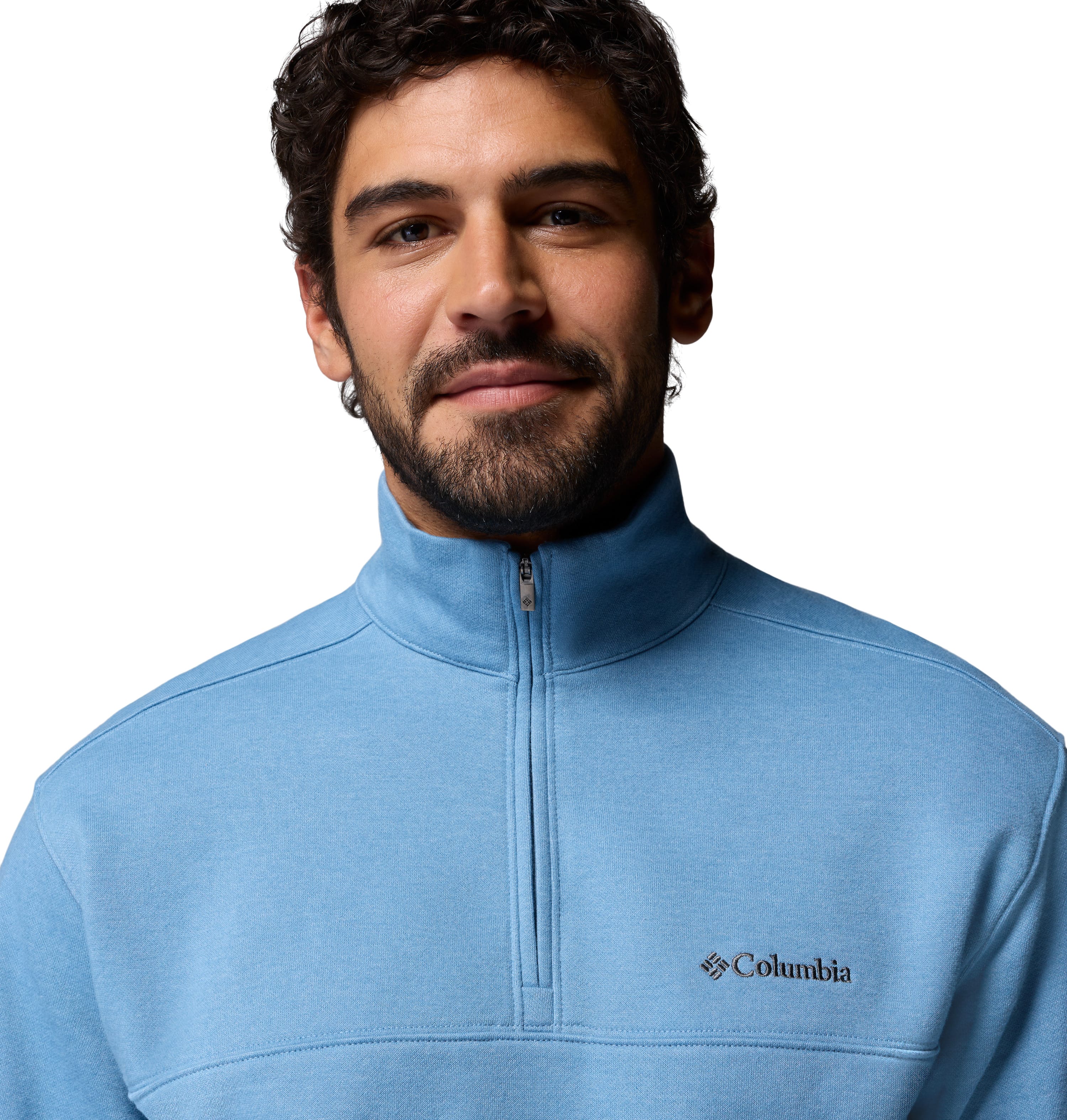 ハピロー Hart Mountain Half-Zip | Logo-Ready Fleece | Columbia – Threadfellows